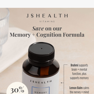 30% OFF: Memory + Cognition