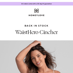 Back in stock: WaistHero Cincher!