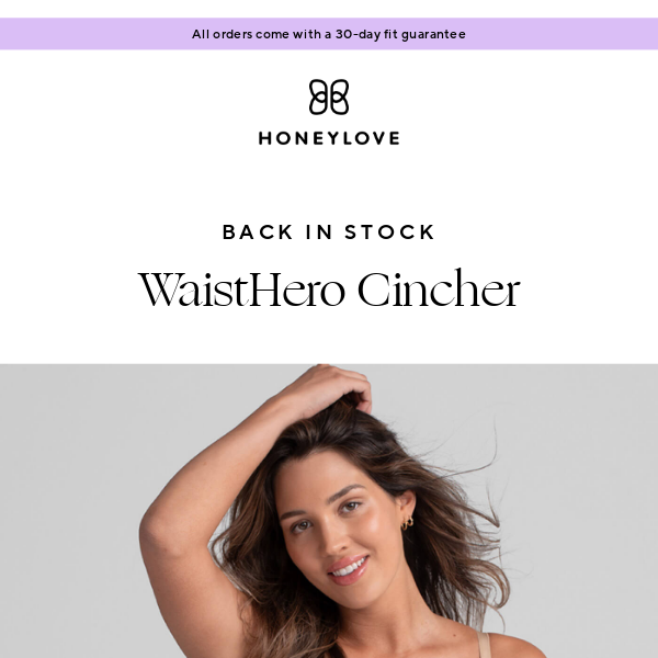 Back in stock: WaistHero Cincher! - Honeylove