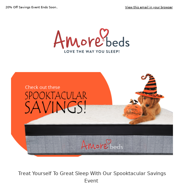 Check Out These Spooktacular Mattress Savings 😍