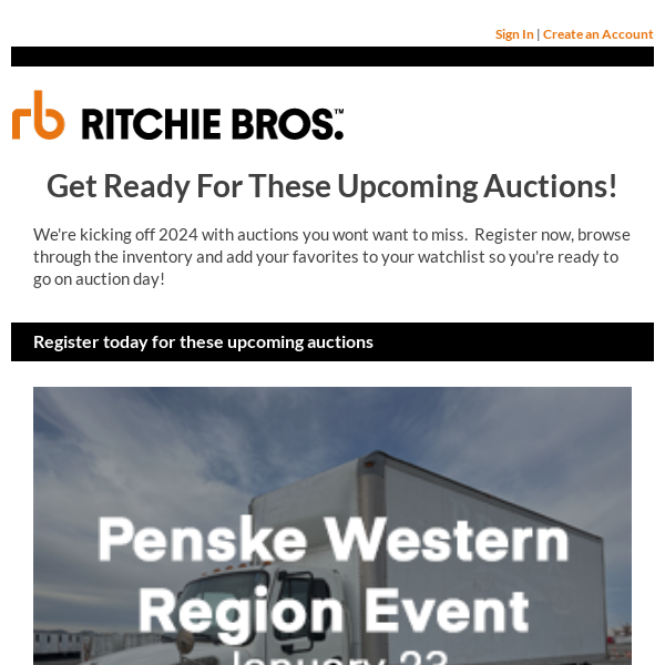📅 Check Out the 2024 Auction Calendar! - Ritchie Bros