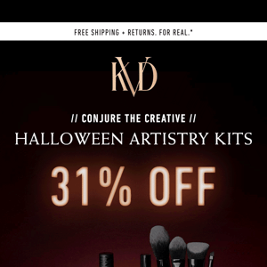 IT’S TIME // 31% OFF Halloween artistry kits