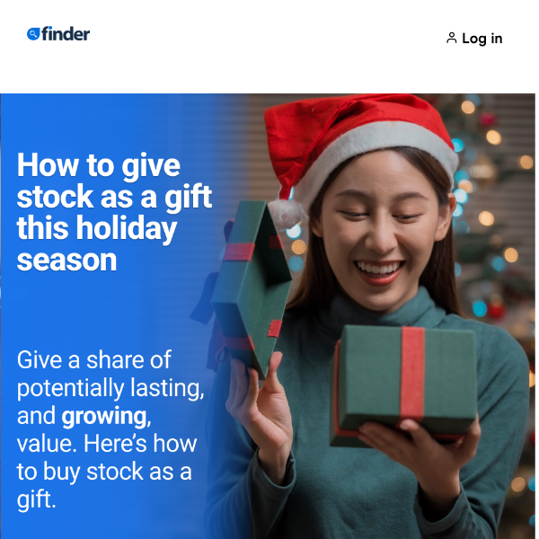 Looking for a unique holiday gift idea? Consider giving stock! 🎁