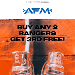 Buy 2 AFM Bangers, Get 3rd Free!!