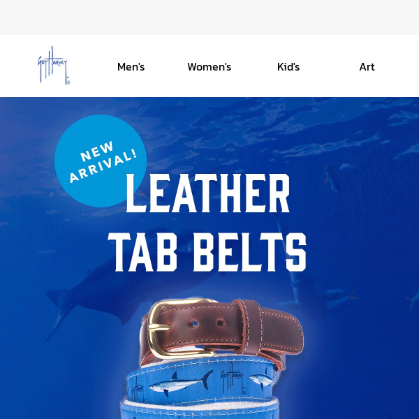 Tighten Up Your Look: NEW Leather Tab Belts