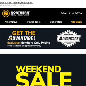 Weekend Deals Start Now + Save Up To 65%