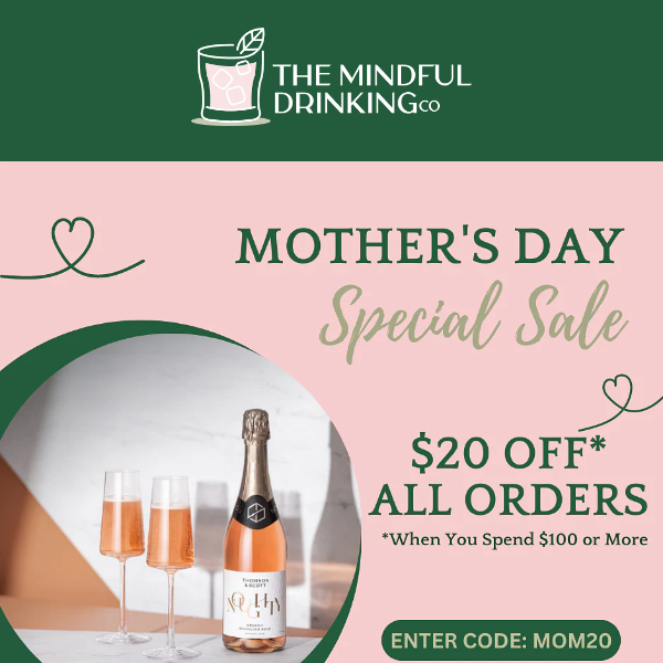 The Mindful Drinking Co, Show Mom Some Love & Get $20 Off