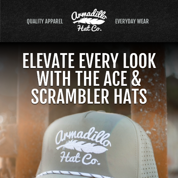 Ace x Scrambler: Hats To Complete Your Look