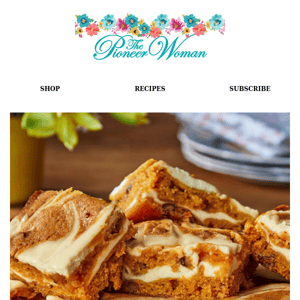 Ree calls these carrot cake bars 'absolute heaven'
