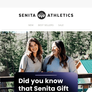 15% OFF GIFT CARDS! ⚡️ That's FREE Senita Money! 🎁