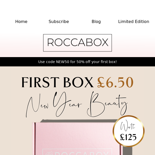 January Box worth £125 ✨