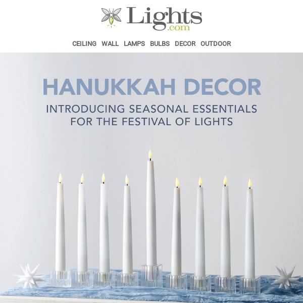 Decorate for Hanukkah! 💙🕯 | Lights.com