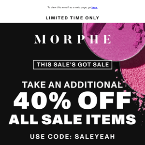 EXTRA 40% Off starts now!