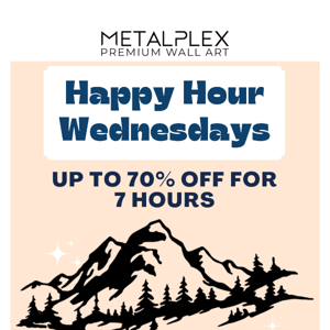 Gear up for the Happy Hour Wednesdays!