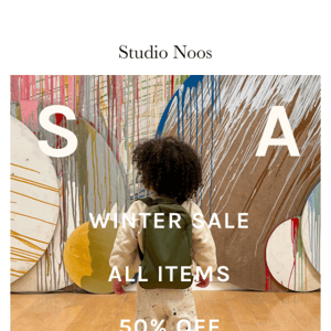 Winter Sale | 50% off everything