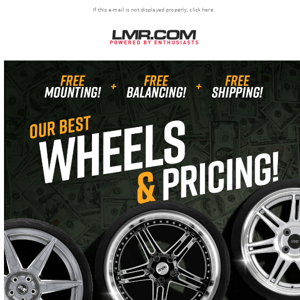 Our BEST Wheels ✅ LOW Prices!