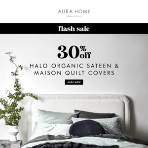 ⏰ Flash Sale ⏰ Maison Vintage & Halo Sateen  Quilt Covers 30% off ⏰