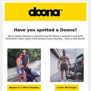 Doona™ Spotted in the Wild!