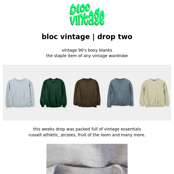 drop two | vintage wardrobe staples