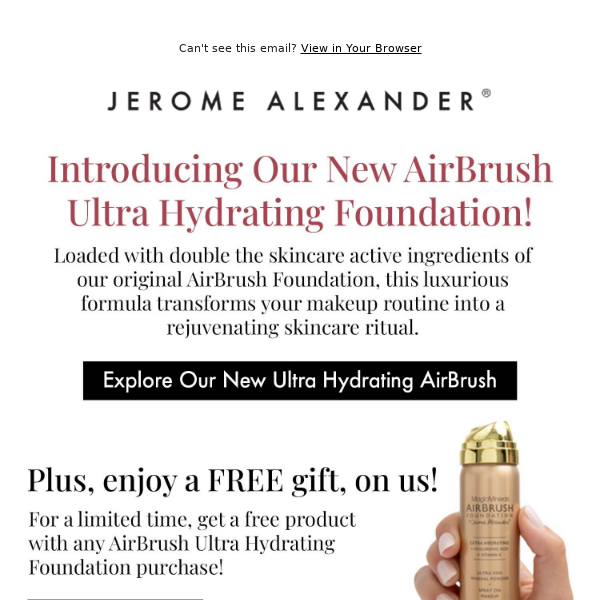 Introducing: AirBrush Ultra Hydrating Foundation 💕