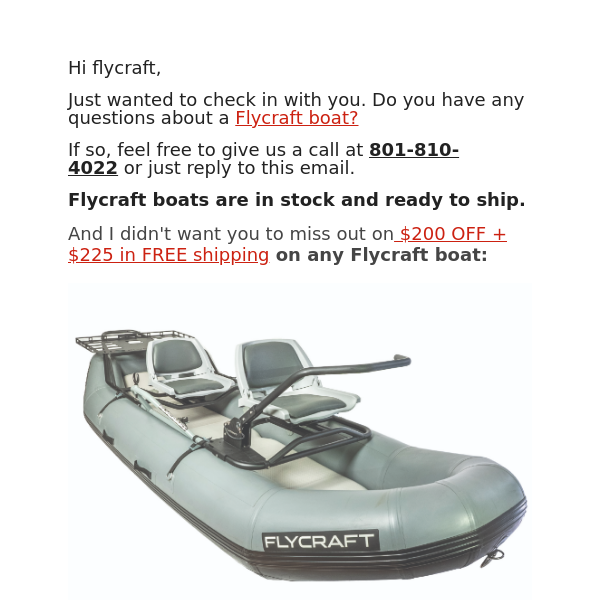 Do you have questions? - Flycraft