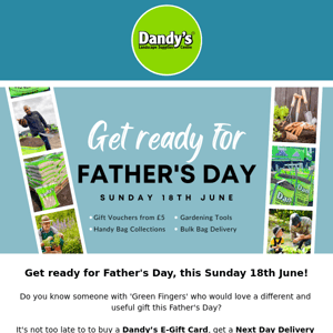 Get Ready for Father's Day 💚