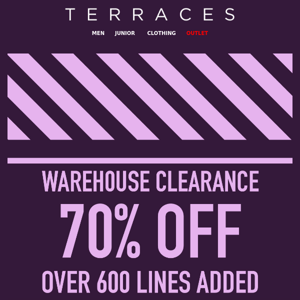 70% OFF - OVER 600 LINES ADDED