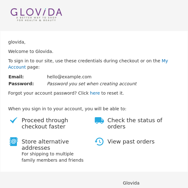 Welcome to Glovida