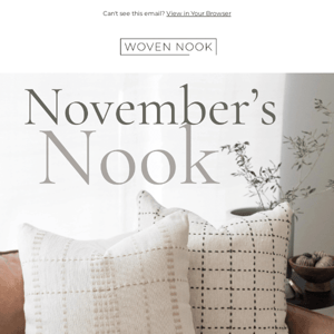 Get Ready for November ⛅