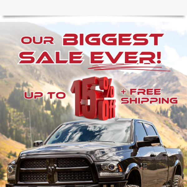 Still Time to Save - Secure a Truck Bumper Now!