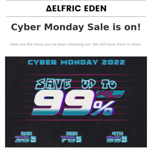 CYBER MONDAY SALE IS ON! 2 for $19.95