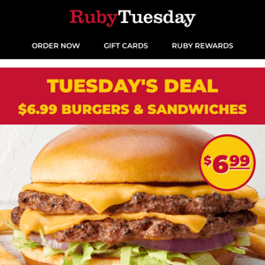 🎉 $6.99 Burgers & New Menu TODAY! 🎉