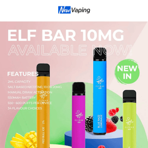 15% OFF ALL Products (except disposables)!! Elf Bar 10mg Now Available!!10 Geek Bar E600 for £37