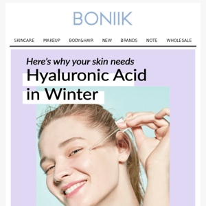 Here's Why Your Skin Needs Hyaluronic Acid in Winter