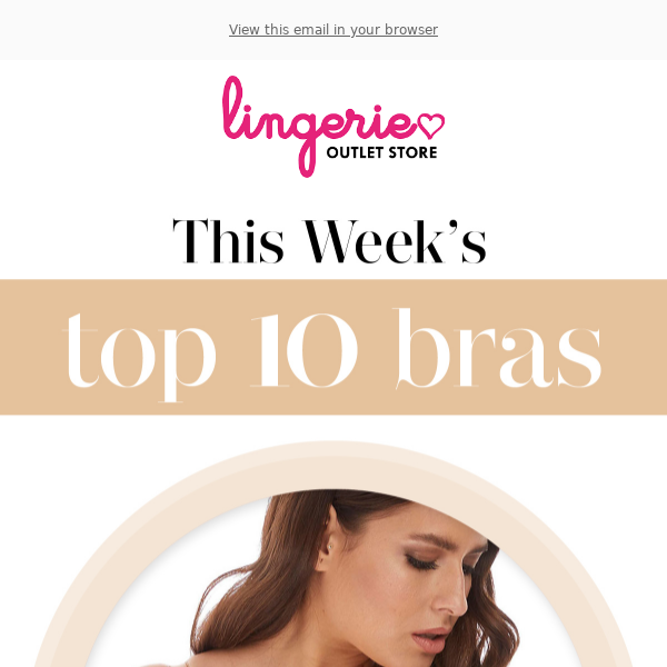 Top 10: This Week's Bestselling Bras