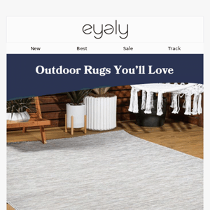 Find The Perfect Outdoor Rug☀️