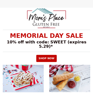 Memorial Day Sale Starts Now.