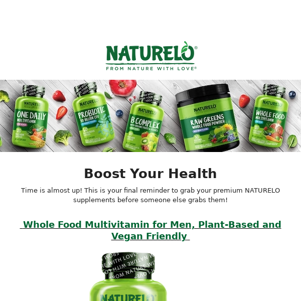 Boost Your Health with NATURELO