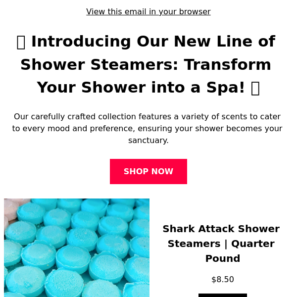 6 Shower Steamers For $8.5!