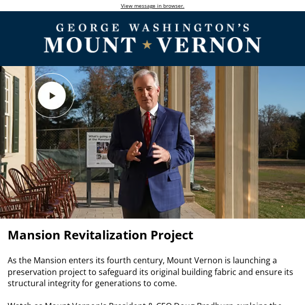 Major Preservation Project: Mansion Revitalization