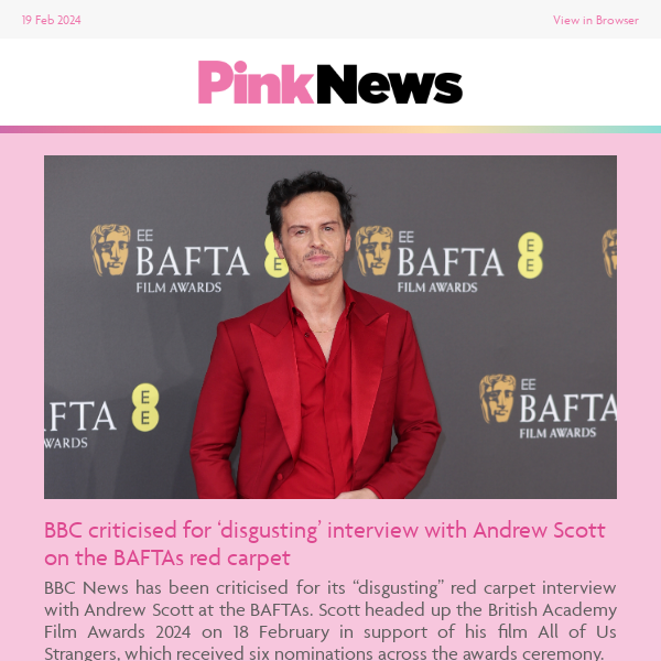 😳 BBC slammed for 'disgusting' Andrew Scott question 🍆