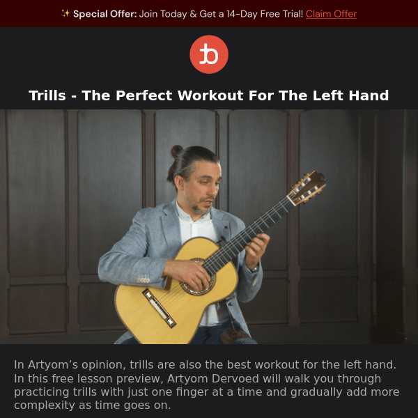 Free Preview: Trills - The Perfect Workout For The Left Hand 💪