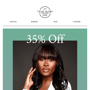 35% OFF sitewide!