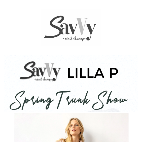 Spring Lilla P Trunk Show Starts Tommorrow- Monday, April 3rd!