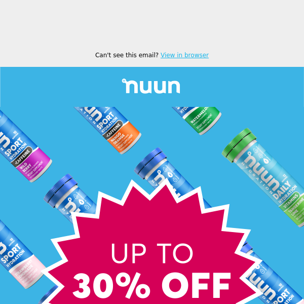 Prime Day ends today. Save up to 30% off Nuun