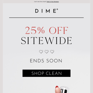 25% off sitewide is nearly over!