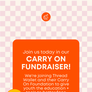 CARRY ON FUNDRAISER DAY! 💙