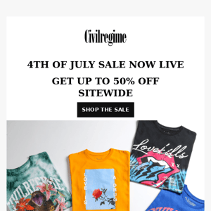 4th of July Sale: NOW LIVE!