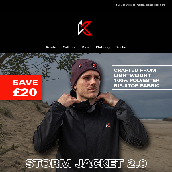 Stay Dry in Style: Introducing the Storm Jacket 2.0!