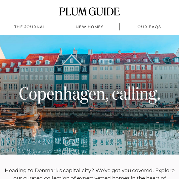 Copenhagen, calling.